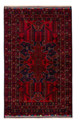 Tapis Belutsch - 184 x 116 cm - rouge foncé