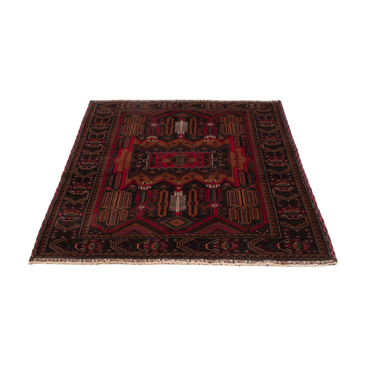 Tapis Belutsch - 195 x 117 cm - rouge foncé