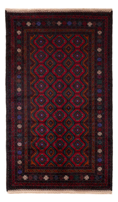 Tapis Belutsch - 203 x 120 cm - rouge foncé