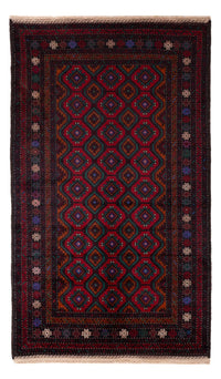 Tapis Belutsch - 203 x 120 cm - rouge foncé