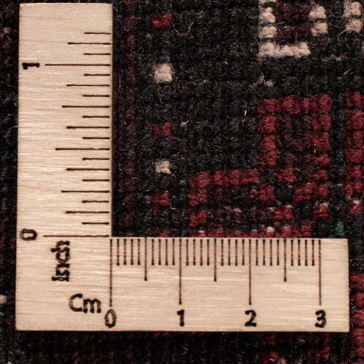 Tapis Belutsch - 203 x 120 cm - rouge foncé