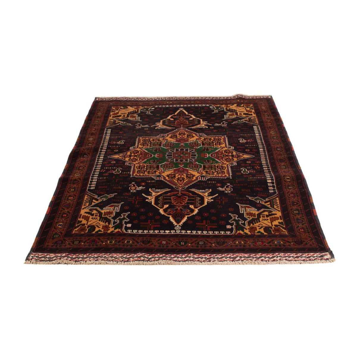 Tapis Belutsch - 195 x 120 cm - multicolore