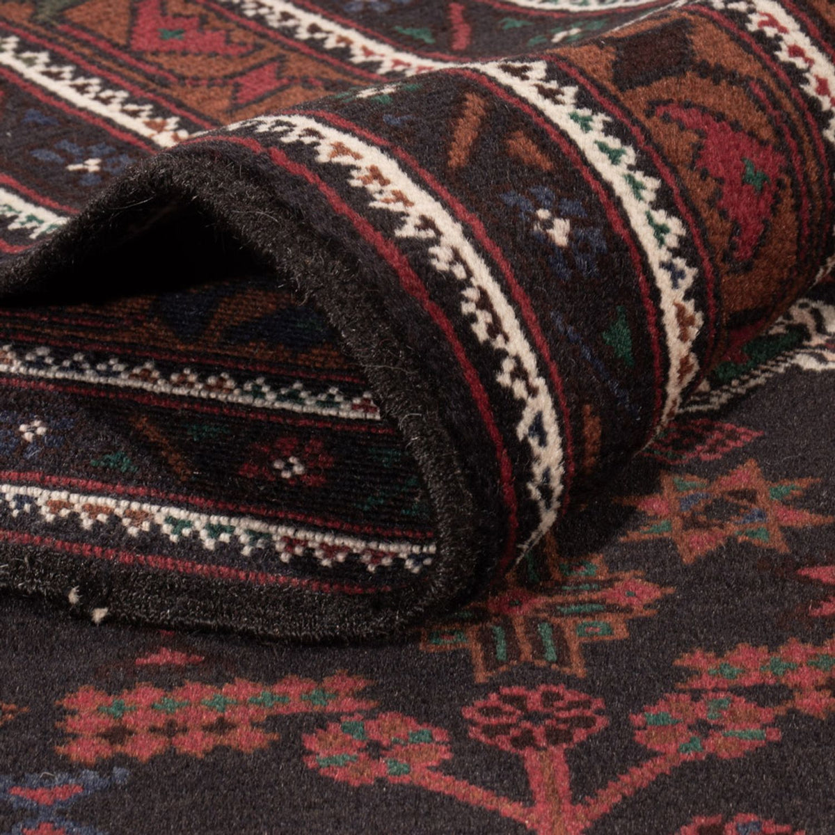 Tapis Belutsch - 193 x 118 cm - multicolore