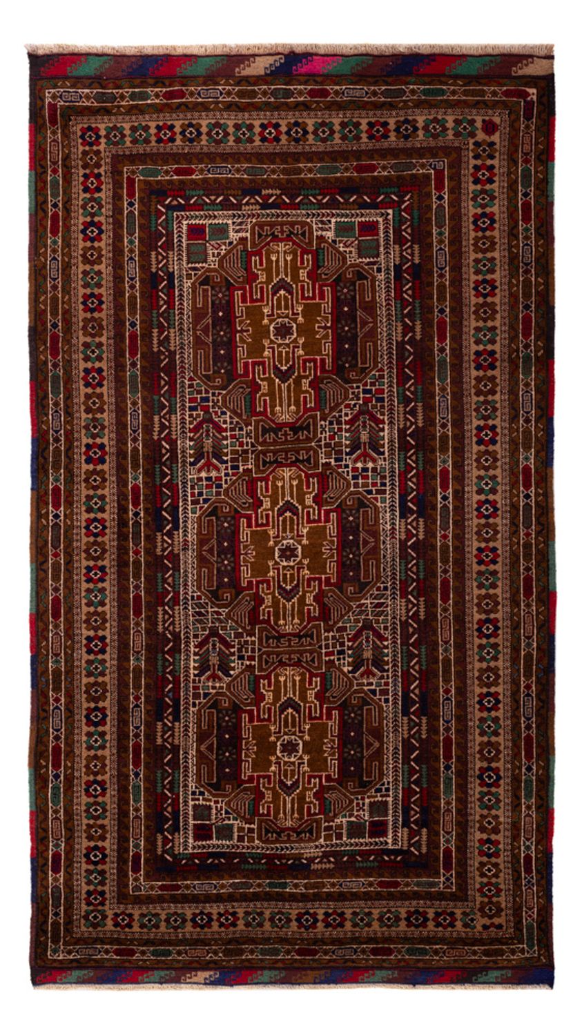 Tapis de couloir Tapis Belutsch - 204 x 110 cm - beige foncé