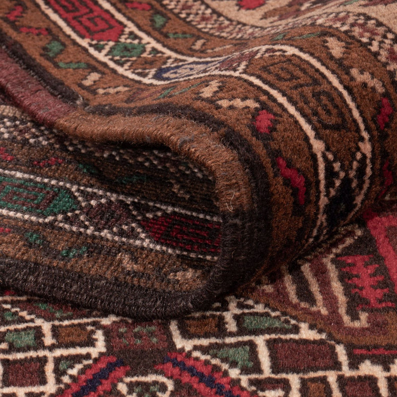 Tapis de couloir Tapis Belutsch - 204 x 110 cm - beige foncé