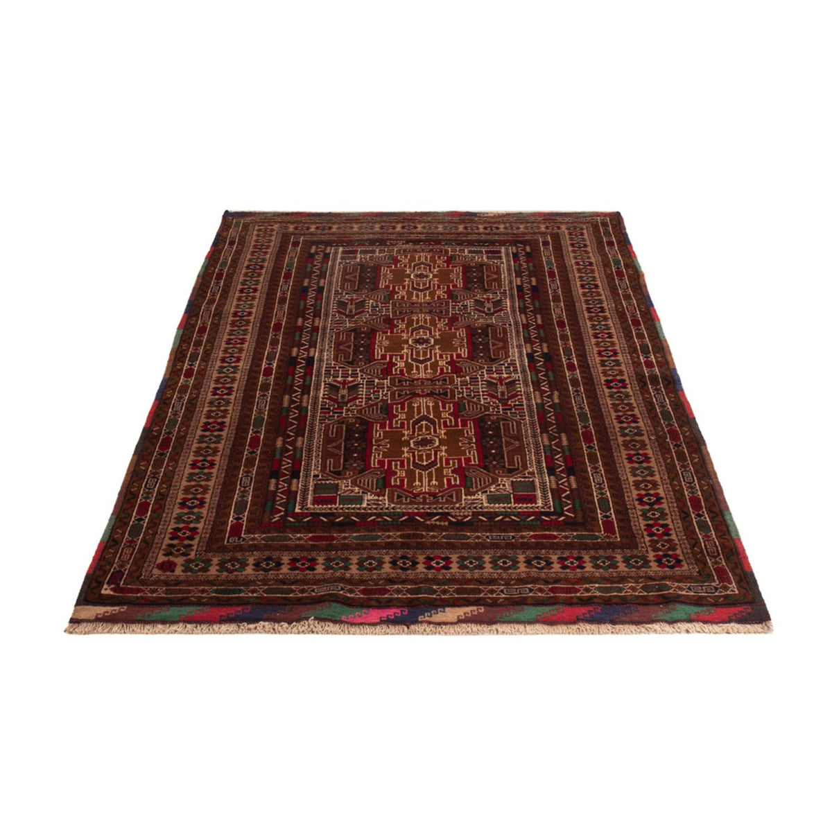 Tapis de couloir Tapis Belutsch - 204 x 110 cm - beige foncé