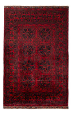 Tapis afghan - Kunduz - 197 x 127 cm - rouge