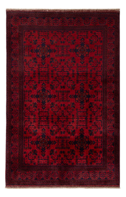 Tapis afghan - Kunduz - 200 x 125 cm - rouge