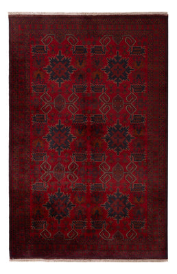 Tapis afghan - Kunduz - 197 x 125 cm - rouge
