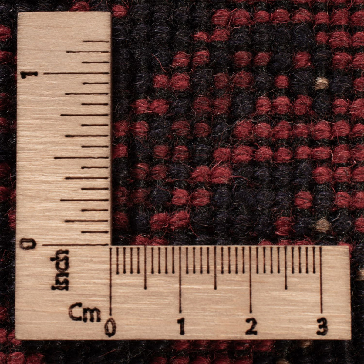 Tapis afghan - Kunduz - 203 x 128 cm - rouge