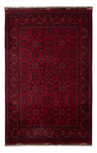 Tapis afghan - Kunduz - 198 x 123 cm - rouge