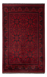 Tapis afghan - Kunduz - 196 x 120 cm - rouge