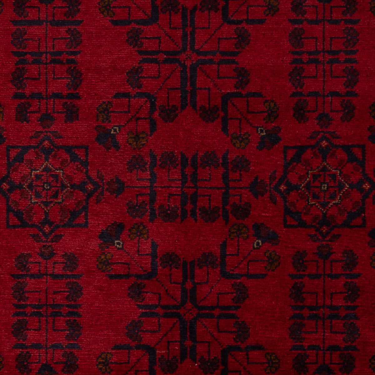 Tapis afghan - Kunduz - 195 x 125 cm - rouge