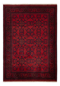 Tapis afghan - Kunduz - 196 x 130 cm - rouge
