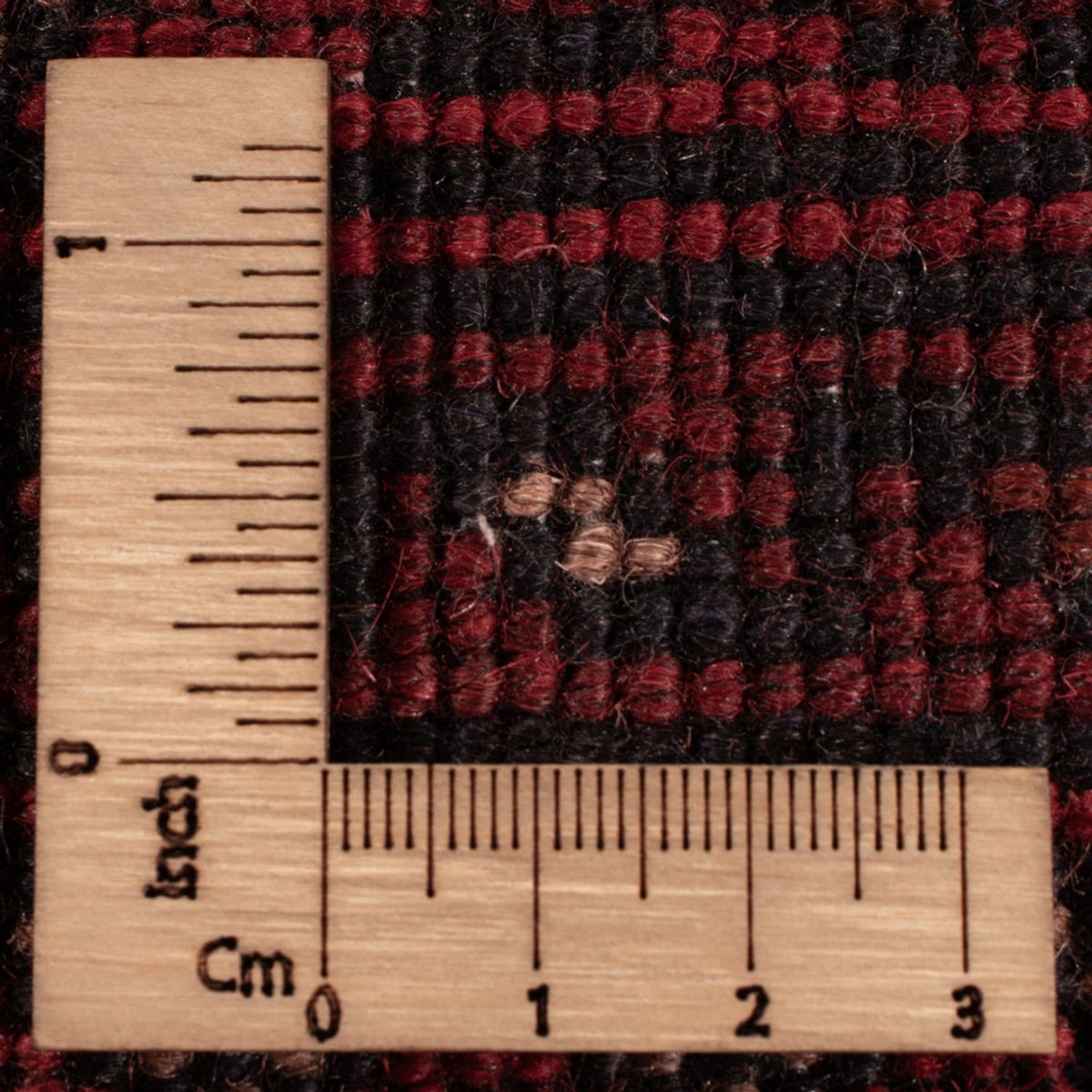 Tapis afghan - Kunduz - 199 x 124 cm - rouge foncé