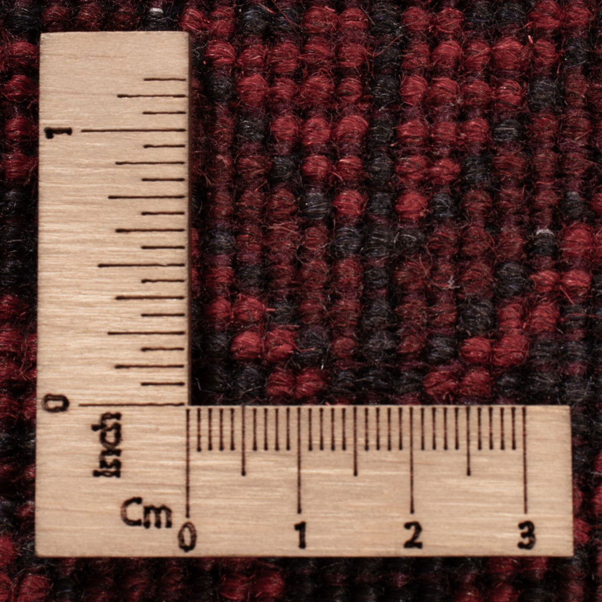 Tapis afghan - Kunduz - 201 x 126 cm - rouge foncé