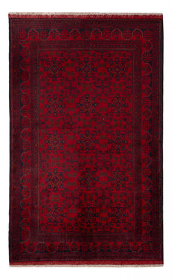 Tapis afghan - Kunduz - 195 x 123 cm - rouge foncé