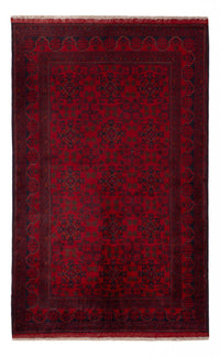 Tapis afghan - Kunduz - 195 x 123 cm - rouge foncé