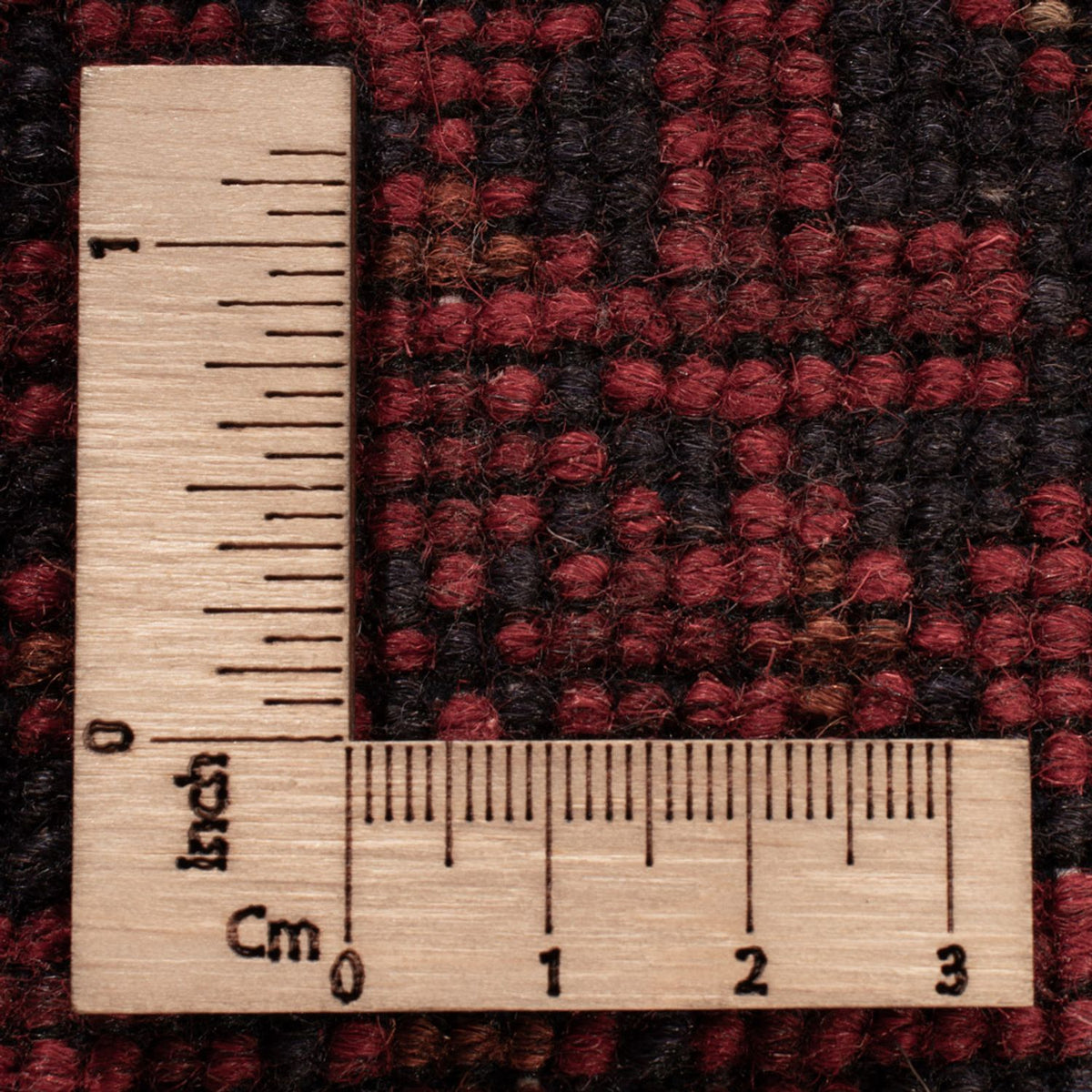 Tapis afghan - Kunduz - 195 x 123 cm - rouge foncé