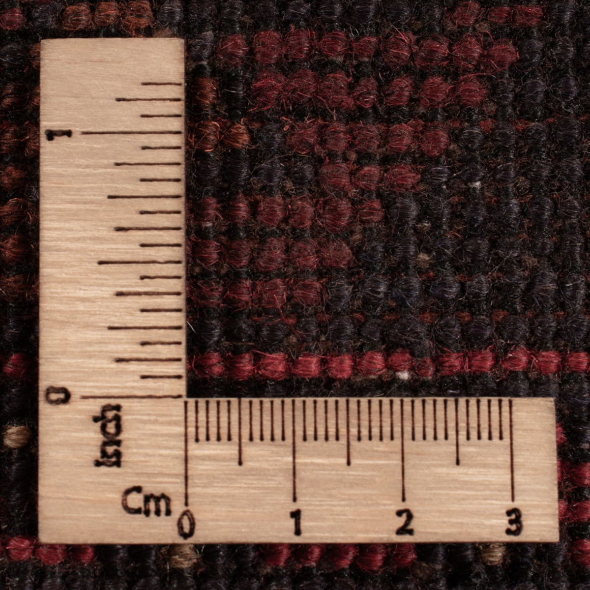 Tapis afghan - Kunduz - 195 x 125 cm - rouge foncé