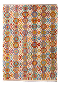 Tapis Kelim - Splash - 294 x 210 cm - multicolore
