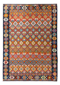 Tapis Kelim - Splash - 293 x 210 cm - multicolore