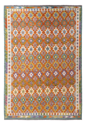 Tapis Kelim - Splash - 298 x 206 cm - multicolore