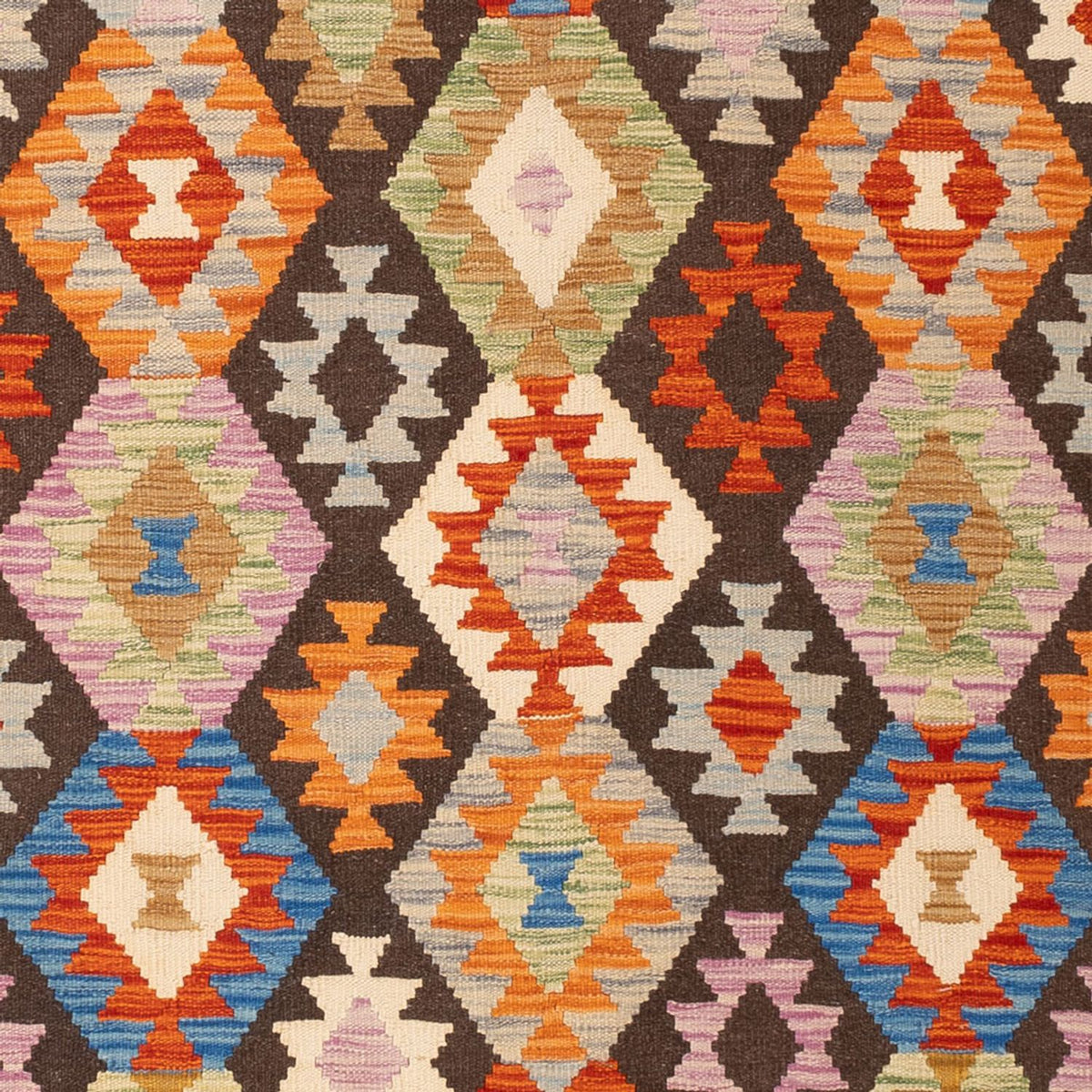 Tapis Kelim - Splash - 290 x 204 cm - multicolore