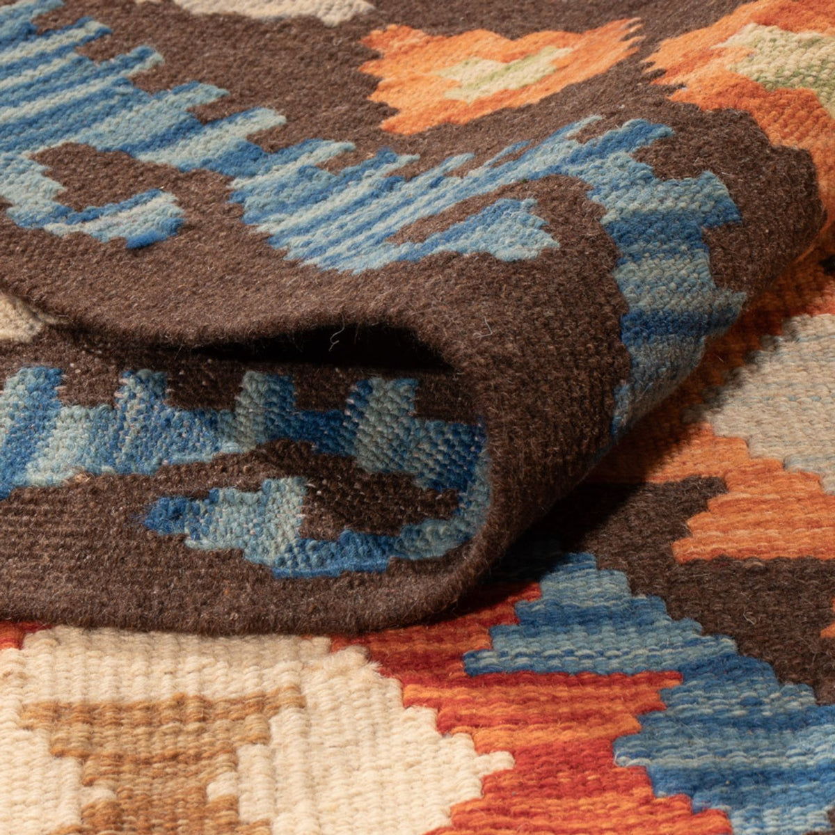 Tapis Kelim - Splash - 290 x 204 cm - multicolore