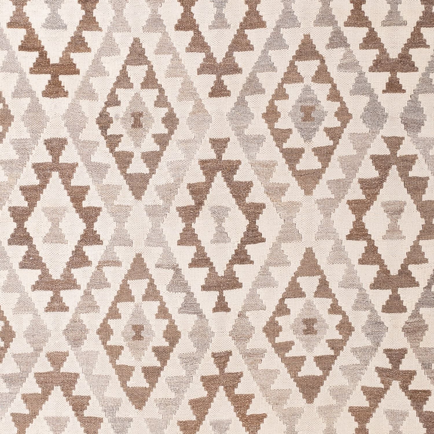 Tapis Kelim - Splash - 289 x 201 cm - gris clair