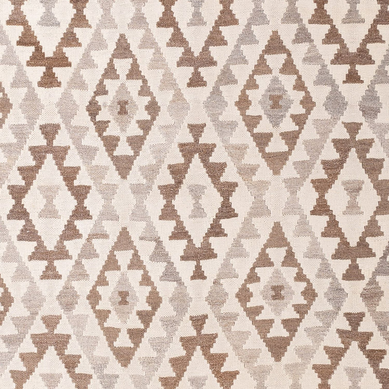 Tapis Kelim - Splash - 289 x 201 cm - gris clair