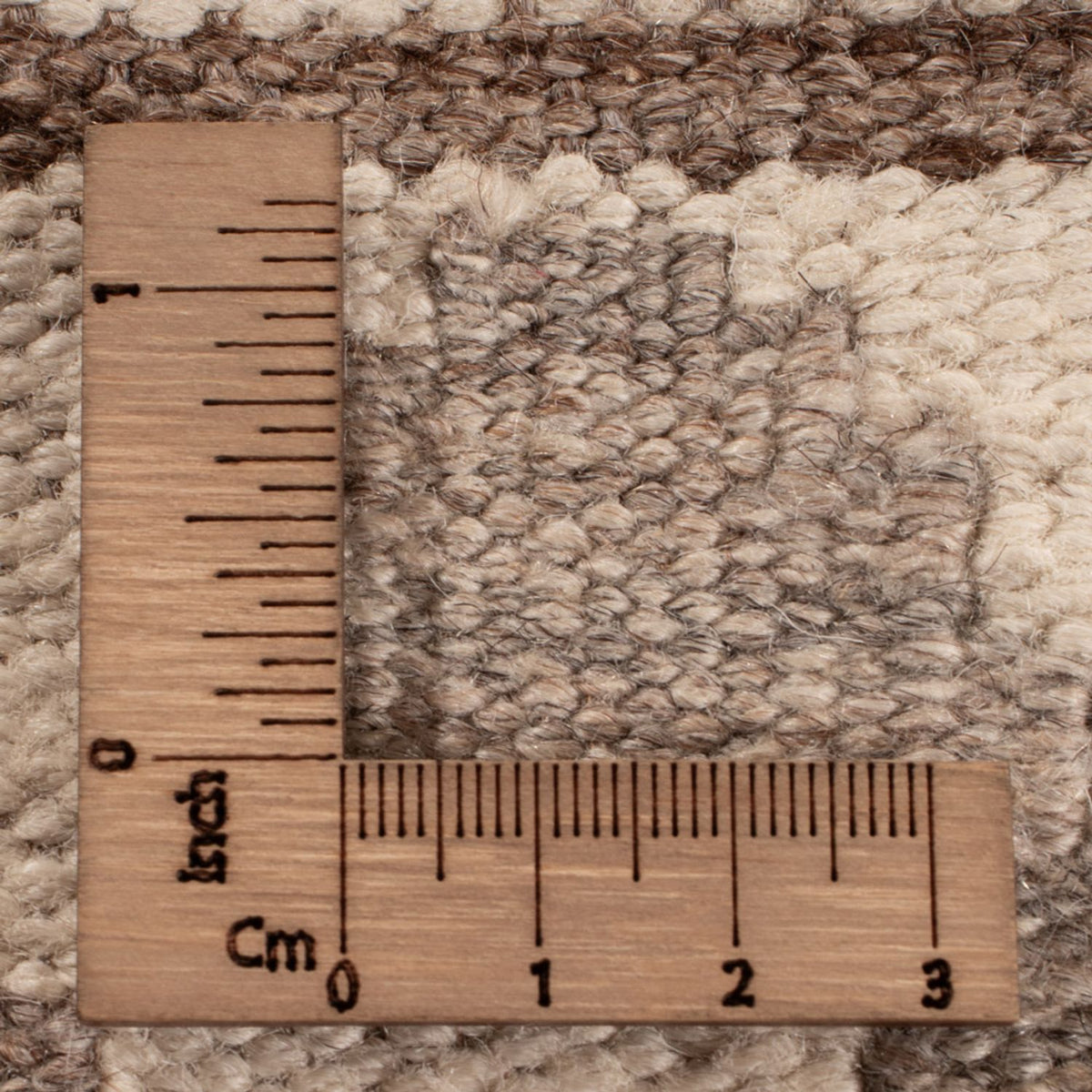 Tapis Kelim - Splash - 289 x 201 cm - gris clair