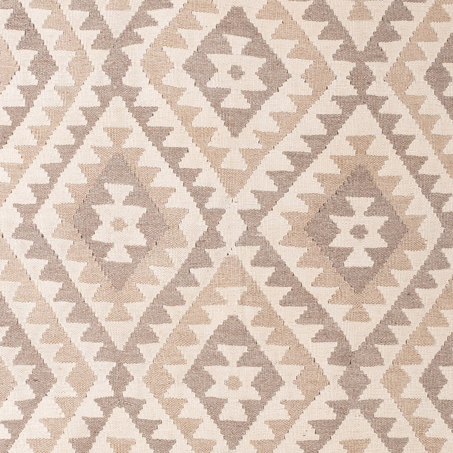 Tapis Kelim - Splash - 281 x 200 cm - gris clair