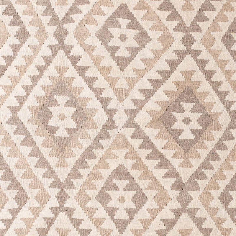 Tapis Kelim - Splash - 281 x 200 cm - gris clair