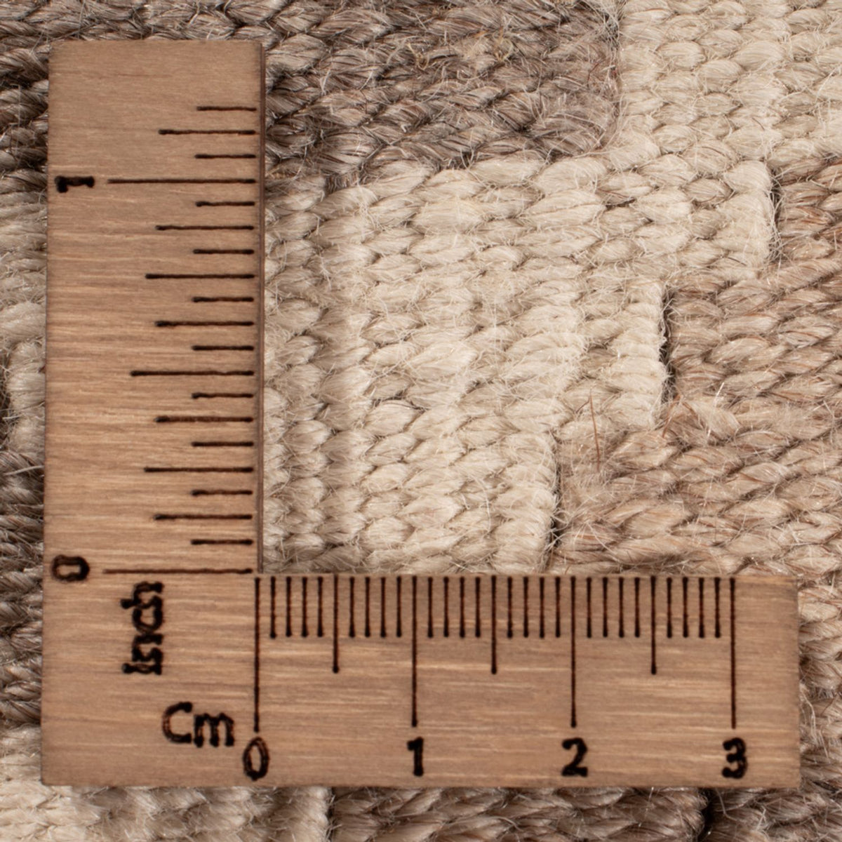 Tapis Kelim - Splash - 281 x 200 cm - gris clair