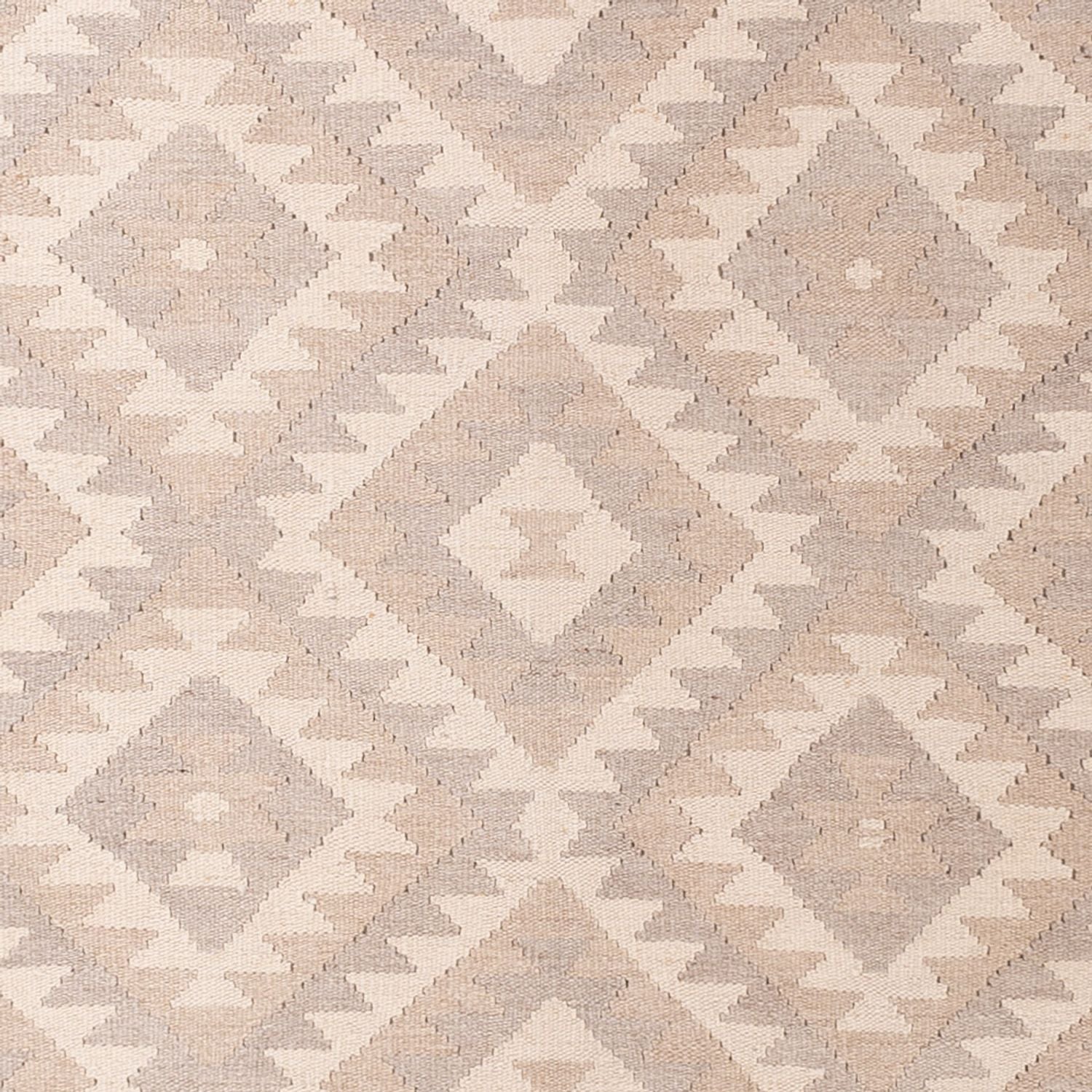 Tapis Kelim - Splash - 280 x 198 cm - gris clair