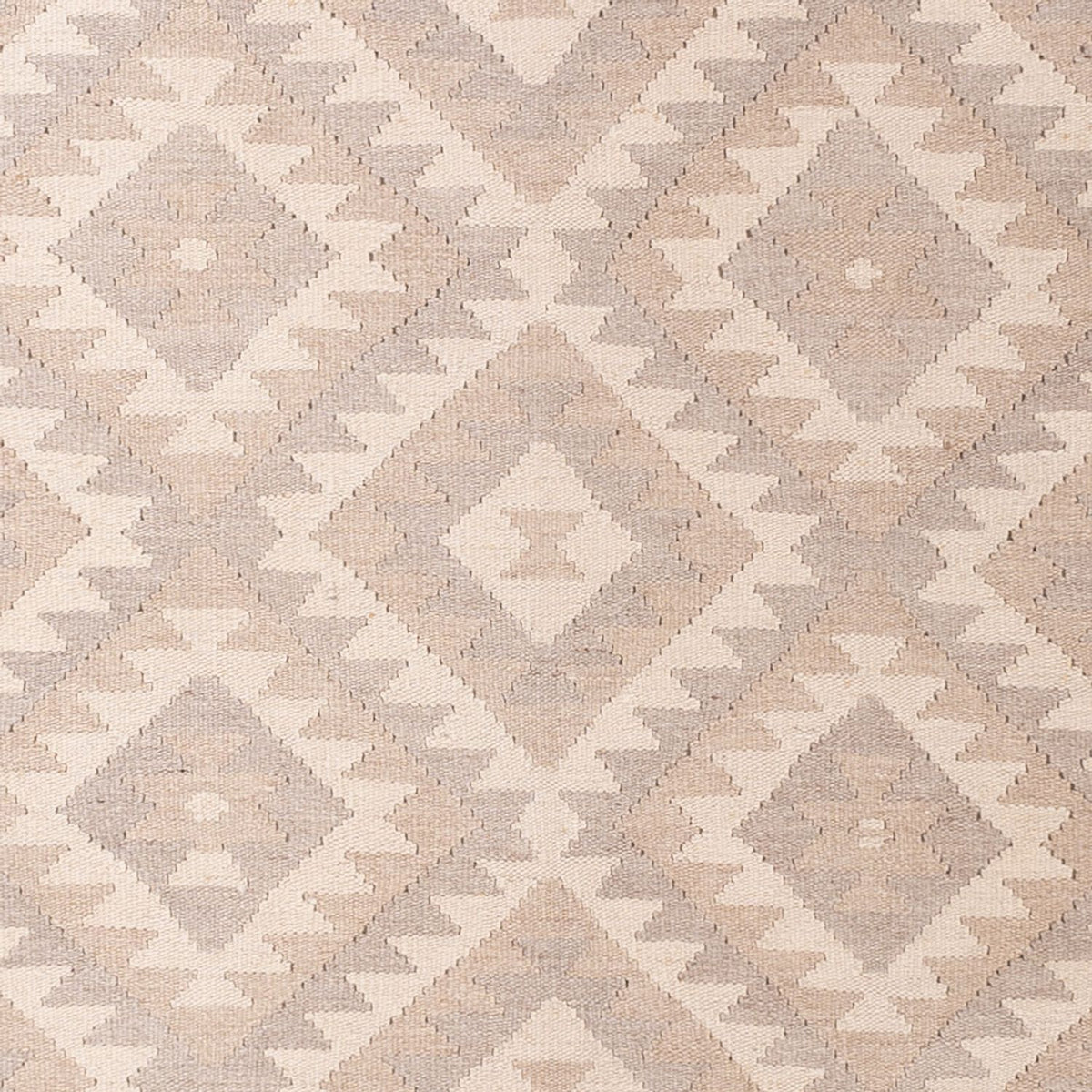 Tapis Kelim - Splash - 280 x 198 cm - gris clair