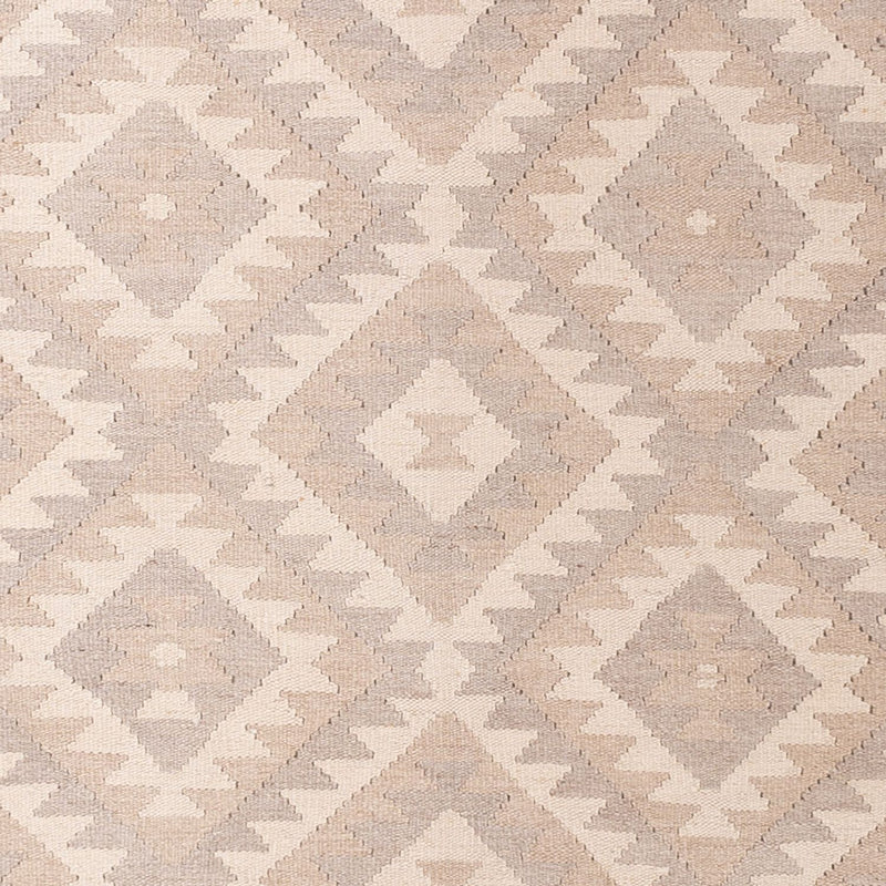 Tapis Kelim - Splash - 280 x 198 cm - gris clair