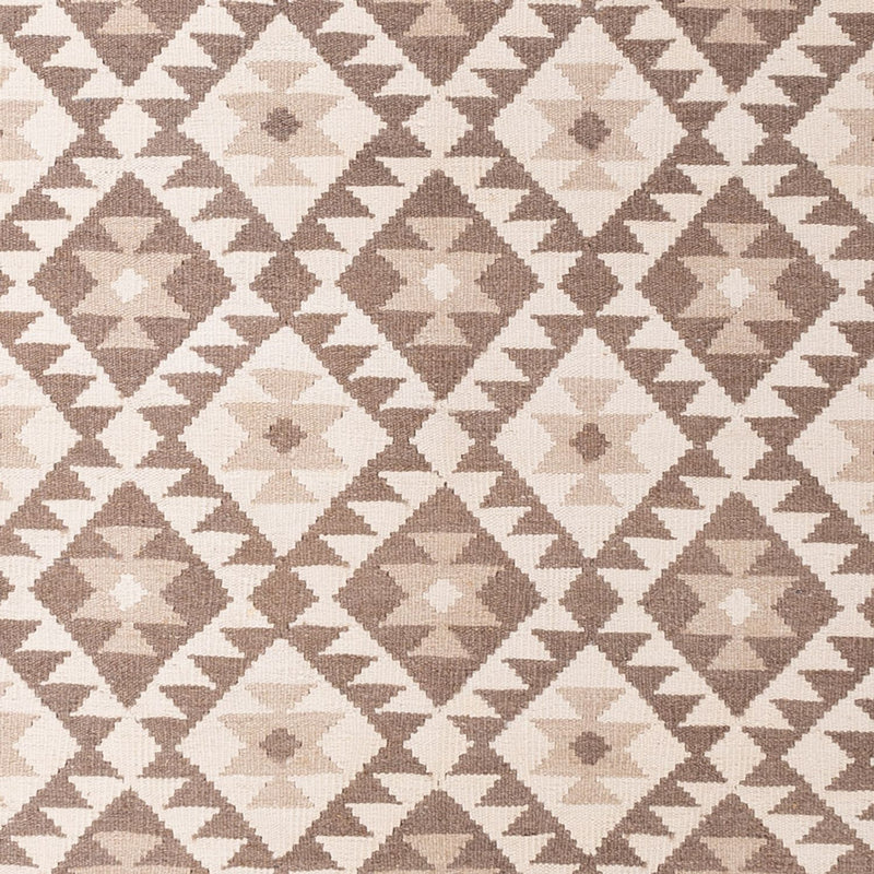Tapis Kelim - Splash - 299 x 207 cm - gris clair