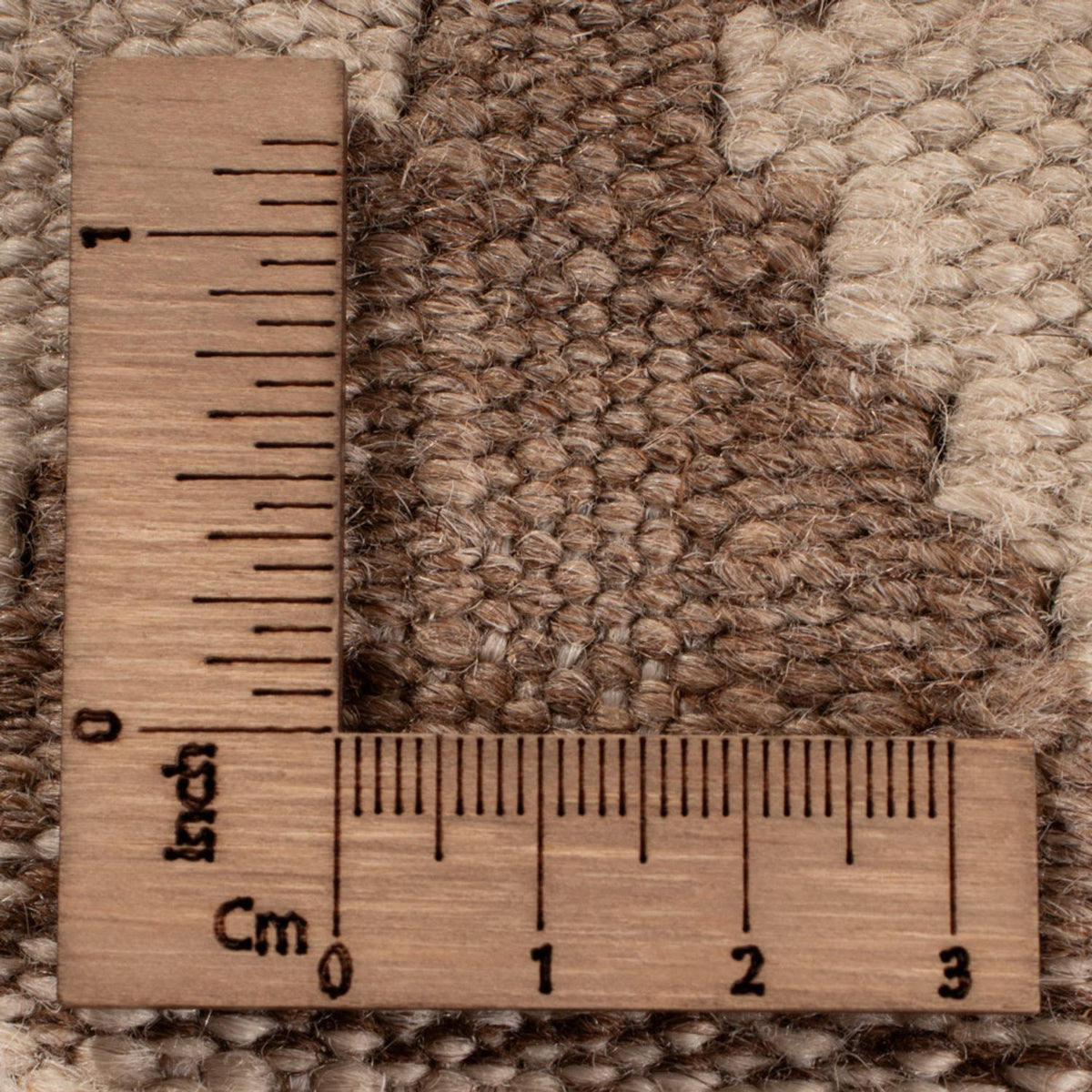 Tapis Kelim - Splash - 301 x 206 cm - gris clair