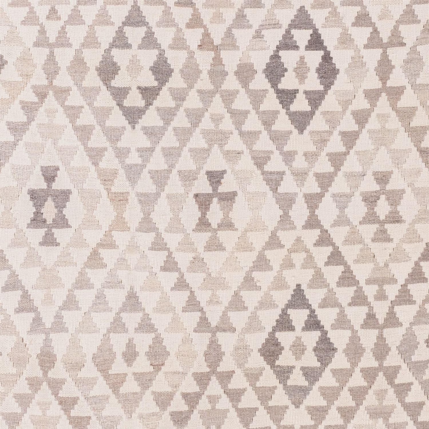 Tapis Kelim - Splash - 294 x 208 cm - gris