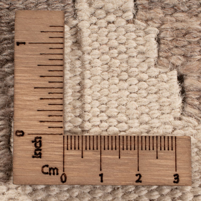 Tapis Kelim - Splash - 294 x 208 cm - gris