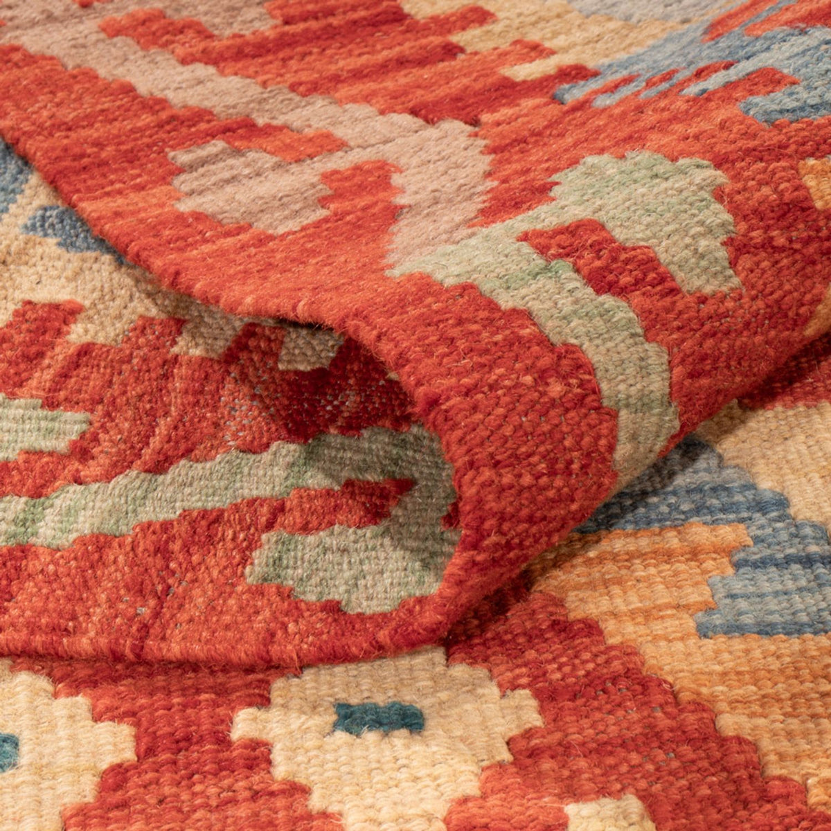 Tapis Kelim - Splash - 304 x 202 cm - multicolore