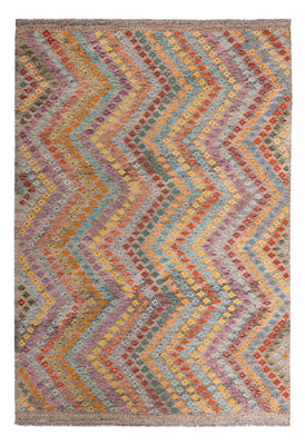 Tapis Kelim - Splash - 298 x 206 cm - multicolore