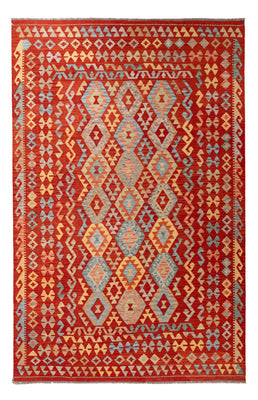 Tapis Kelim - Splash - 309 x 197 cm - multicolore