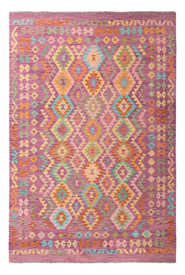 Tapis Kelim - Splash - 299 x 198 cm - multicolore