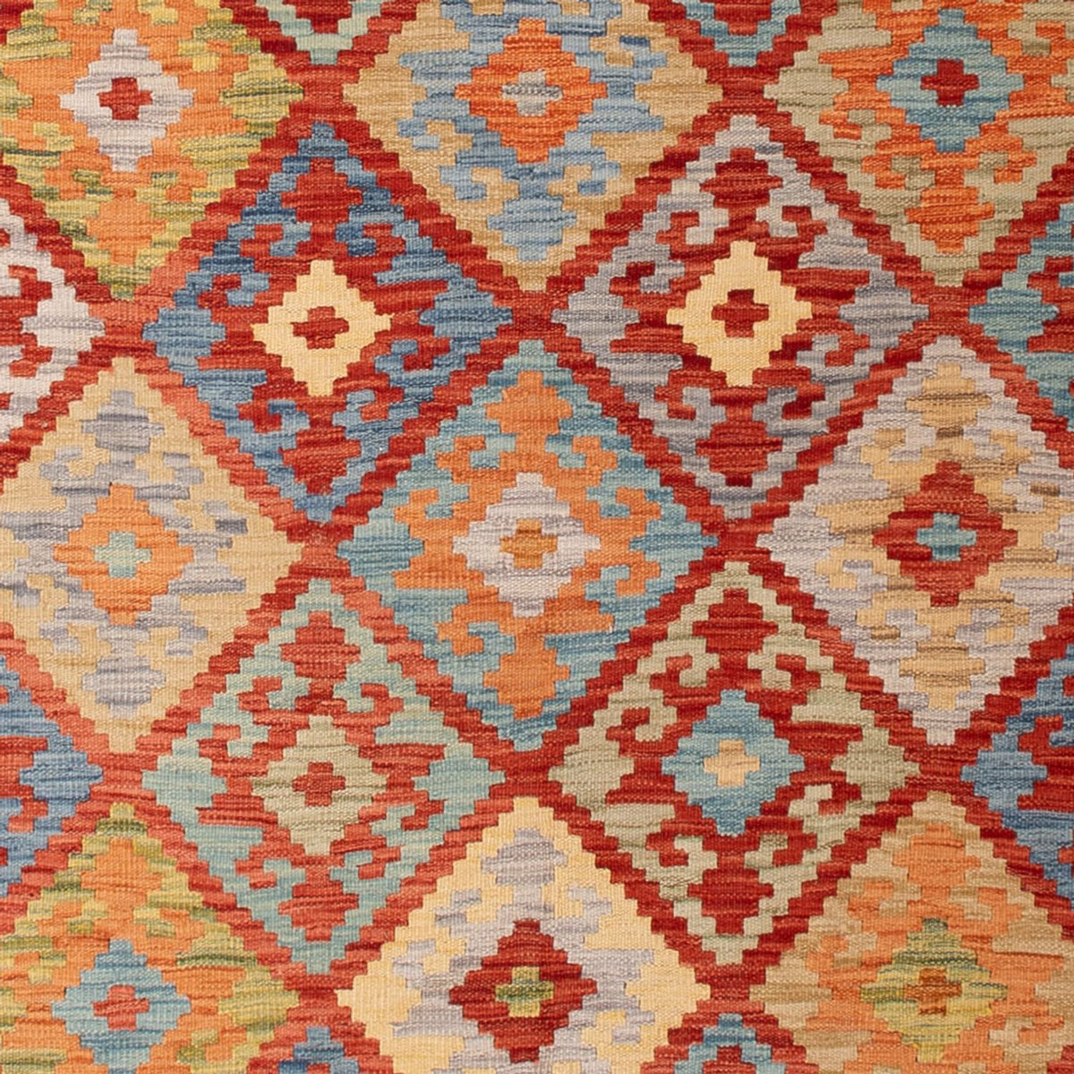 Tapis Kelim - Splash - 292 x 201 cm - multicolore