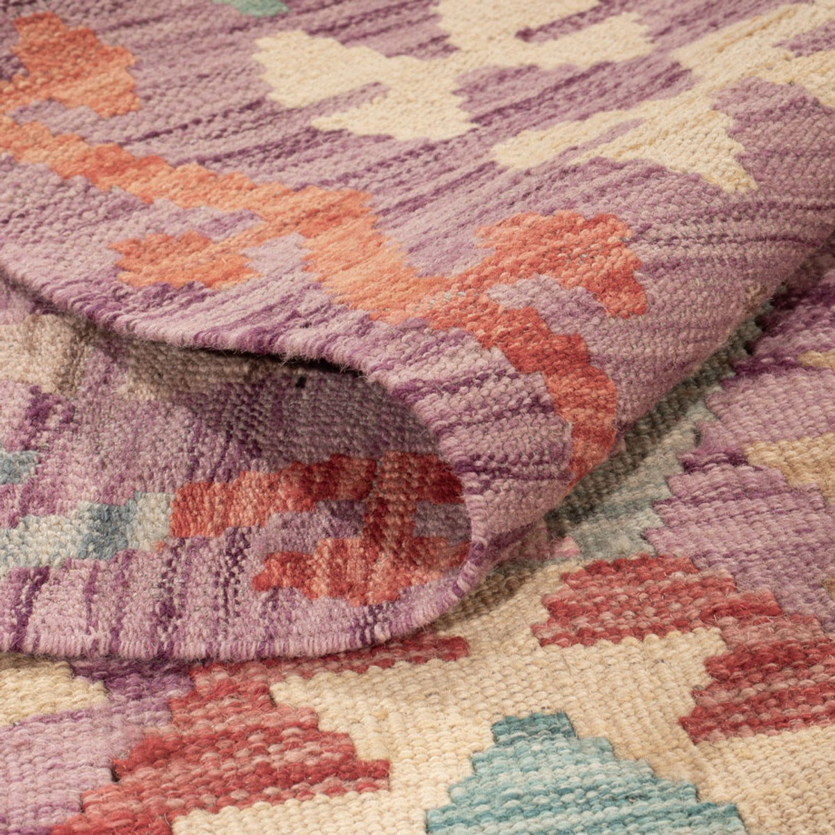 Tapis Kelim - Splash - 173 x 124 cm - multicolore