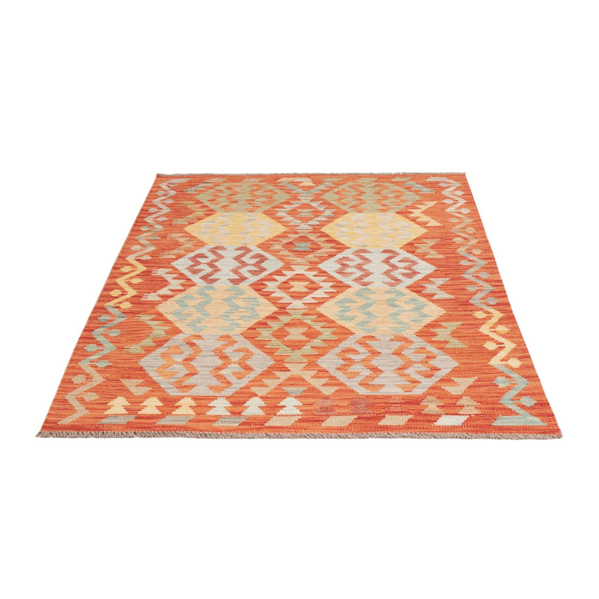 Tapis Kelim - Splash - 180 x 115 cm - multicolore