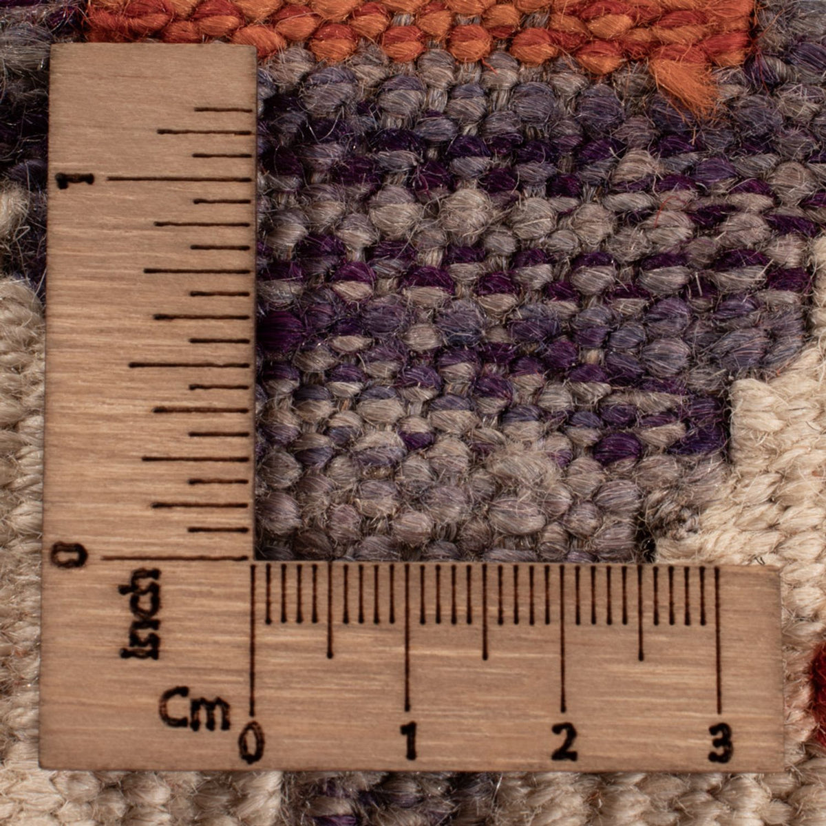 Tapis Kelim - Splash - 307 x 200 cm - multicolore